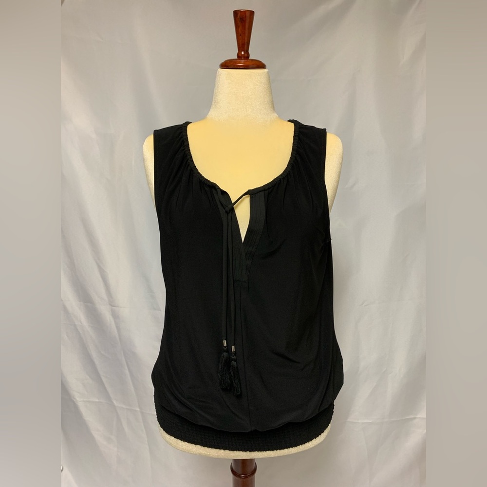 Black Sleeveless Blouse